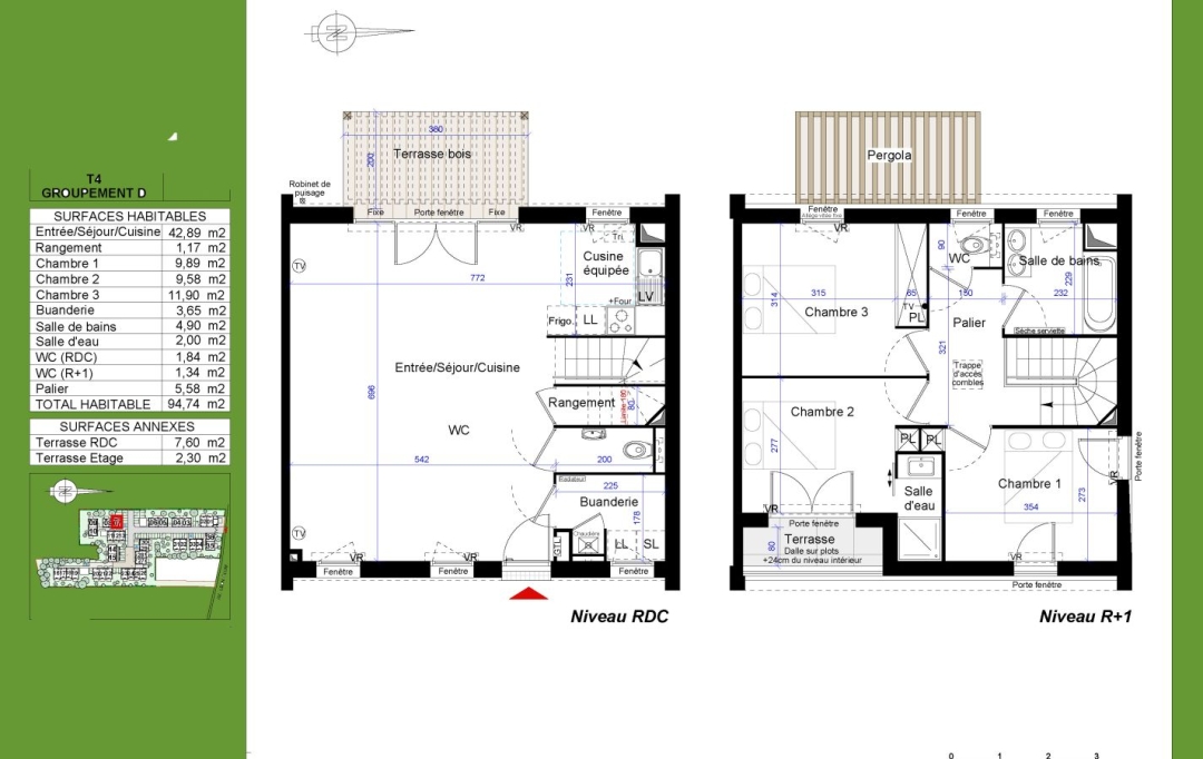 IMMOG Le Haillan Agent Immobilier : Appartement | MERIGNAC (33700) | 94 m2 | 510 000 € 